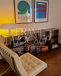 Vertical Poster Frame Mockup Duo