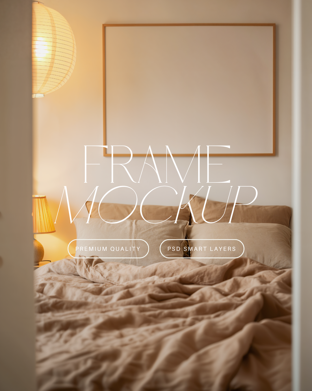 Horizontal Poster Frame Mockup