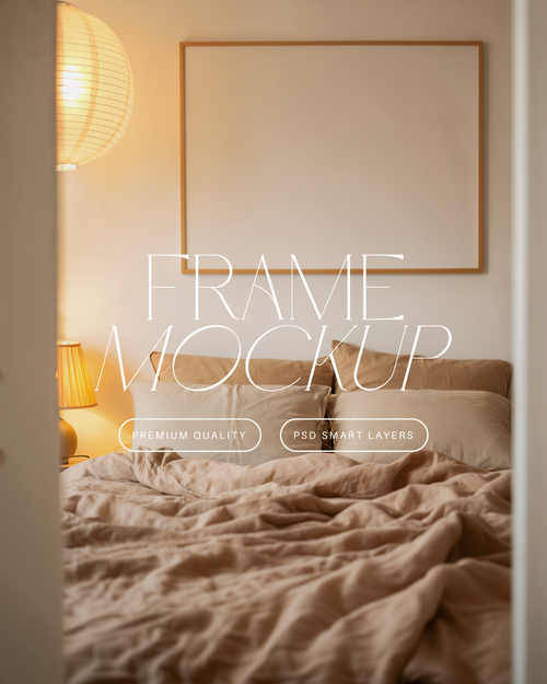 Horizontal Poster Frame Mockup