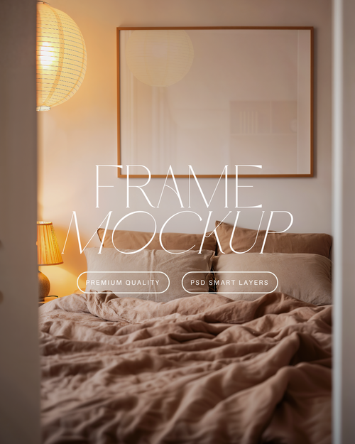Horizontal Poster Frame Mockup