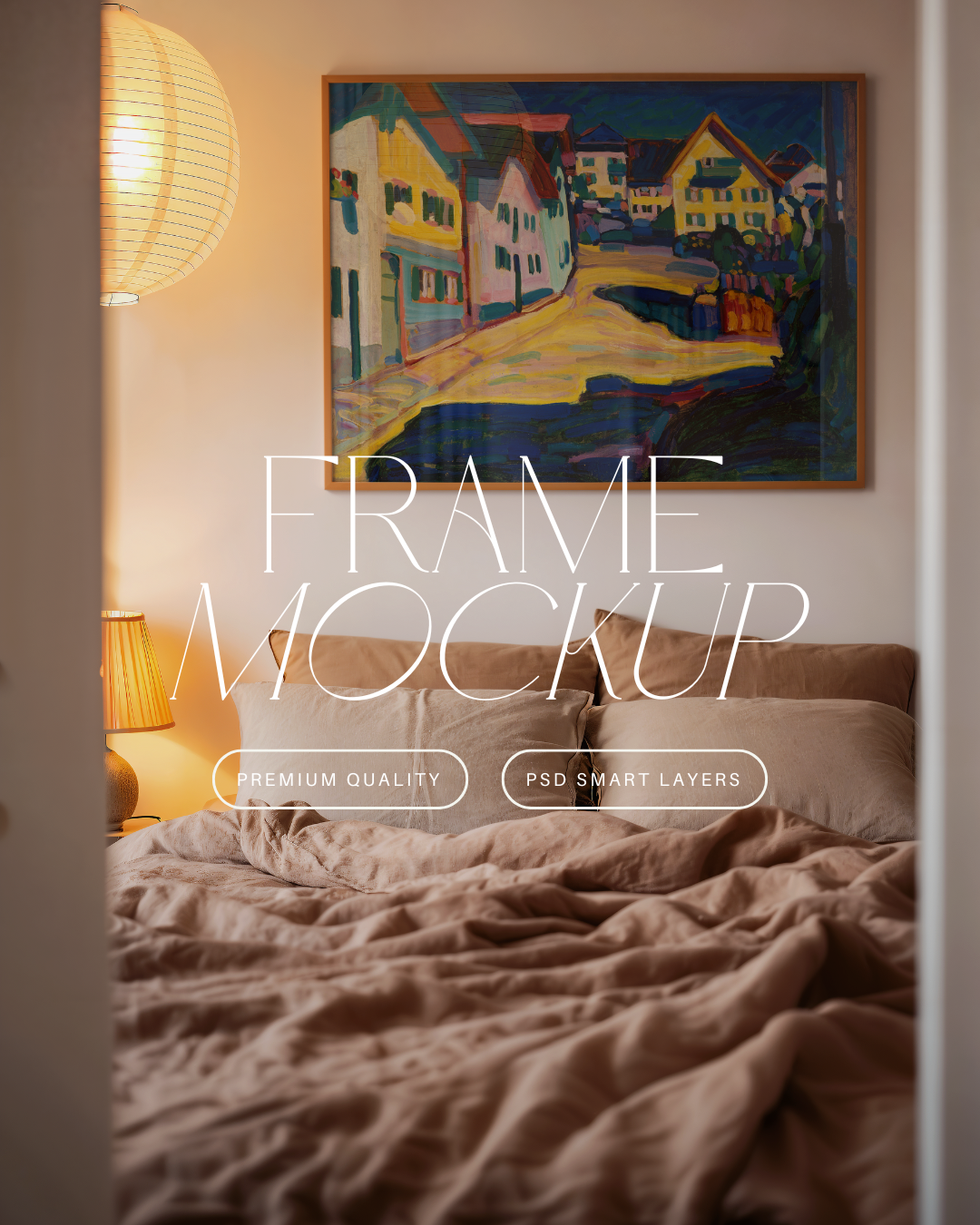 Horizontal Poster Frame Mockup