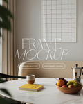 Vertical Poster Frame Mockup