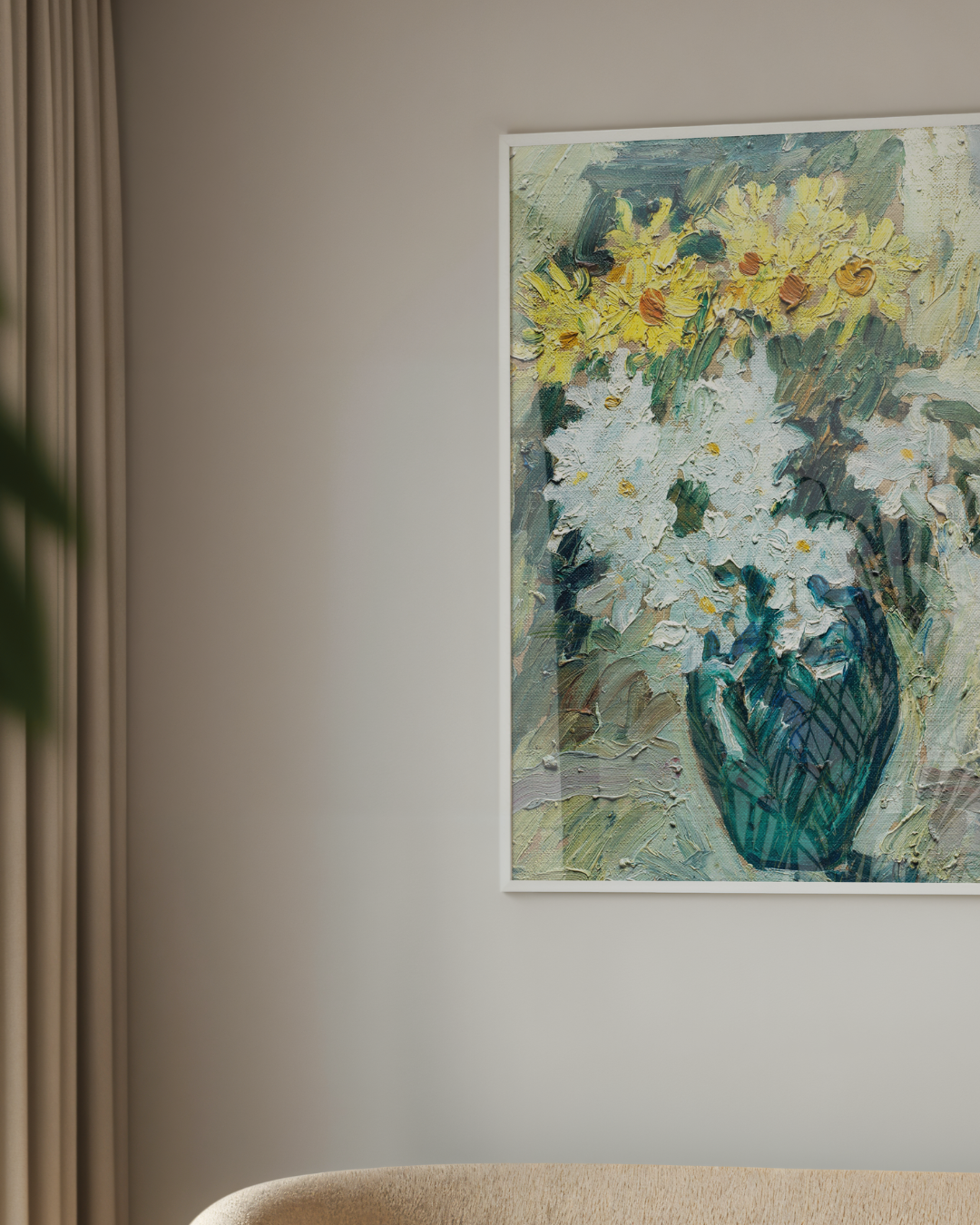 Vertical Poster Frame Mockup