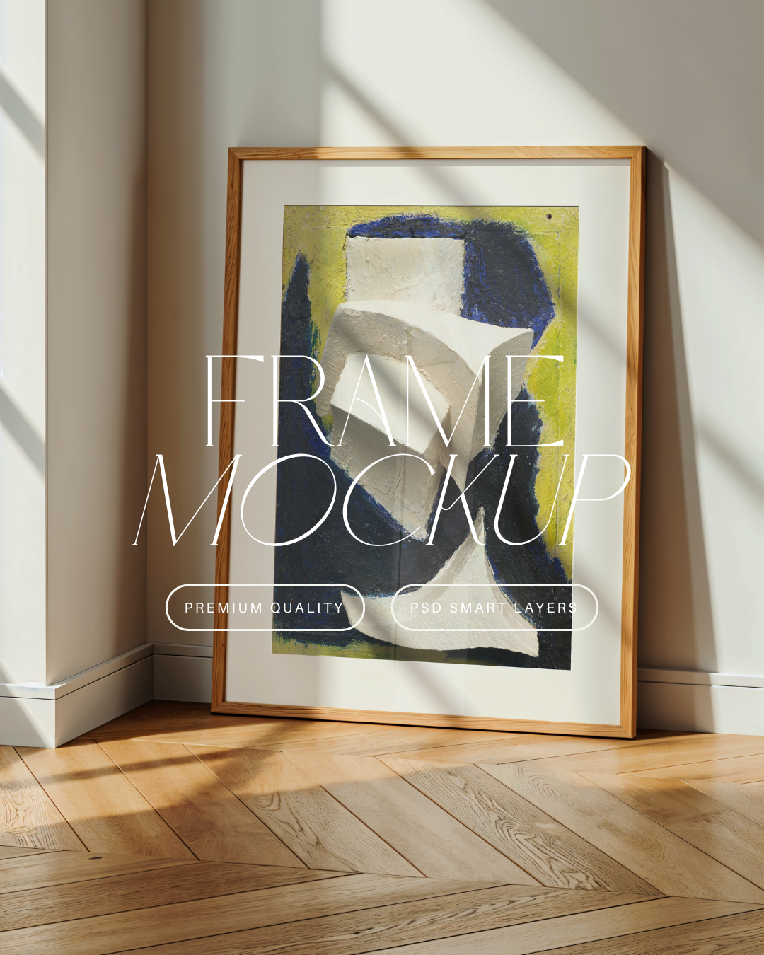 Vertical Poster Frame Mockup