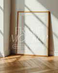 Vertical Poster Frame Mockup