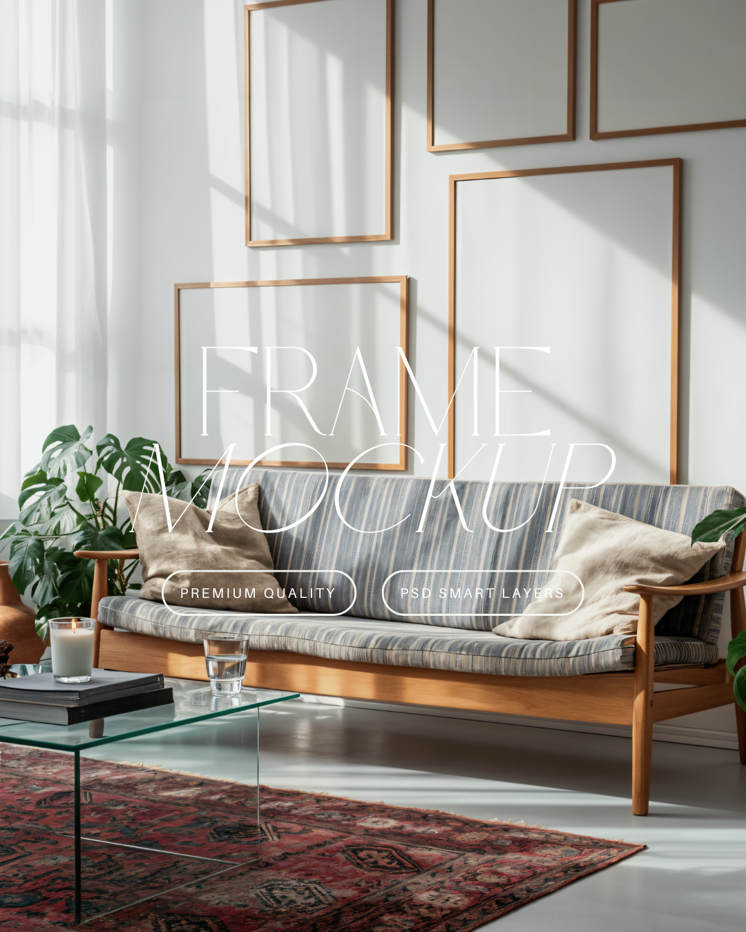 Gallery Wall Poster Frame Mockup