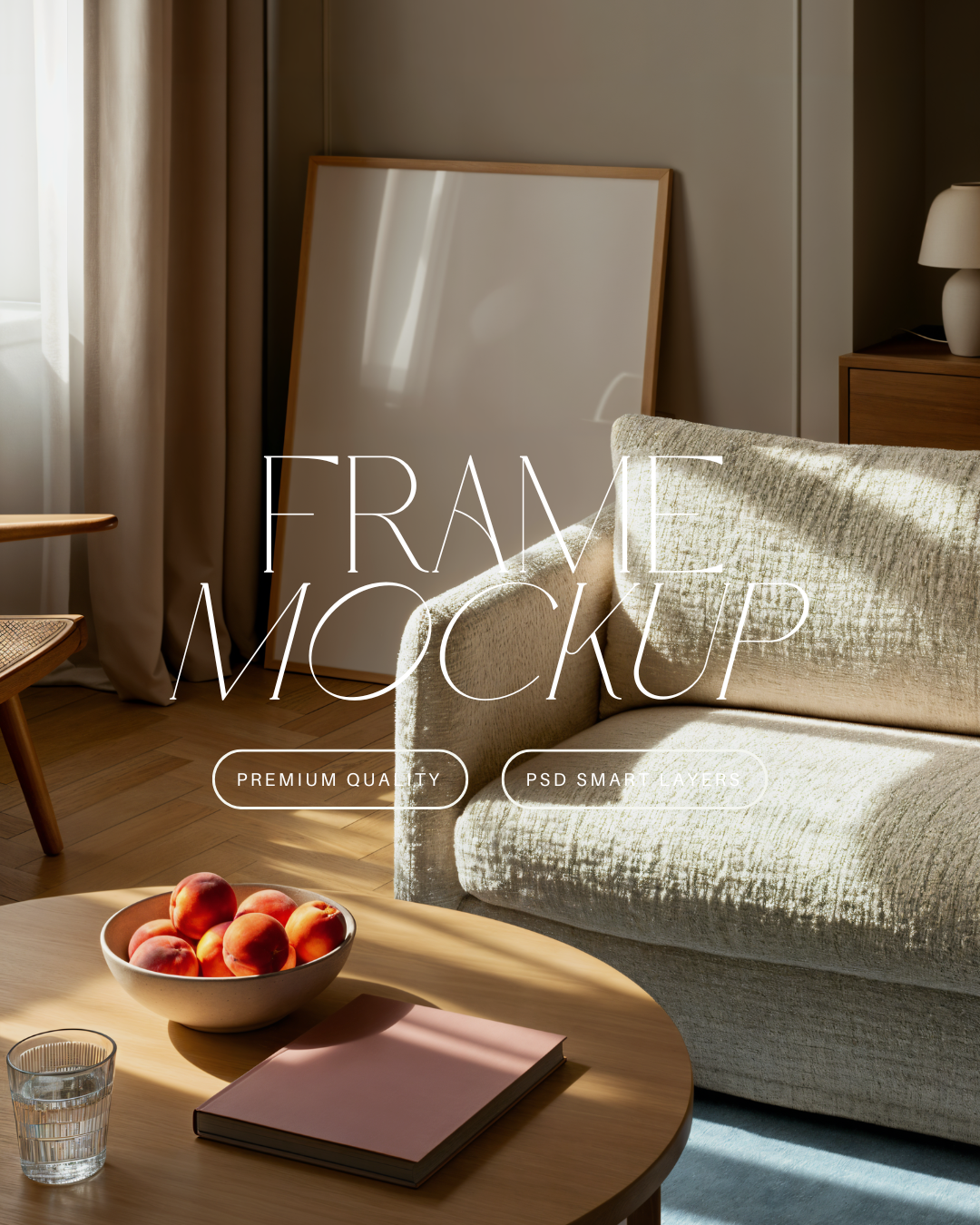 Vertical Poster Frame Mockup