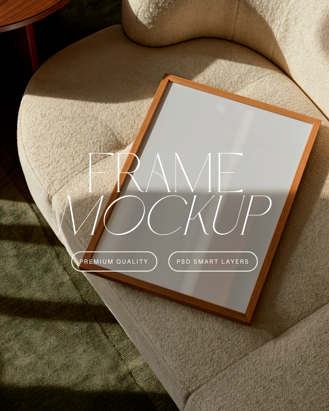 Vertical Poster Frame Mockup