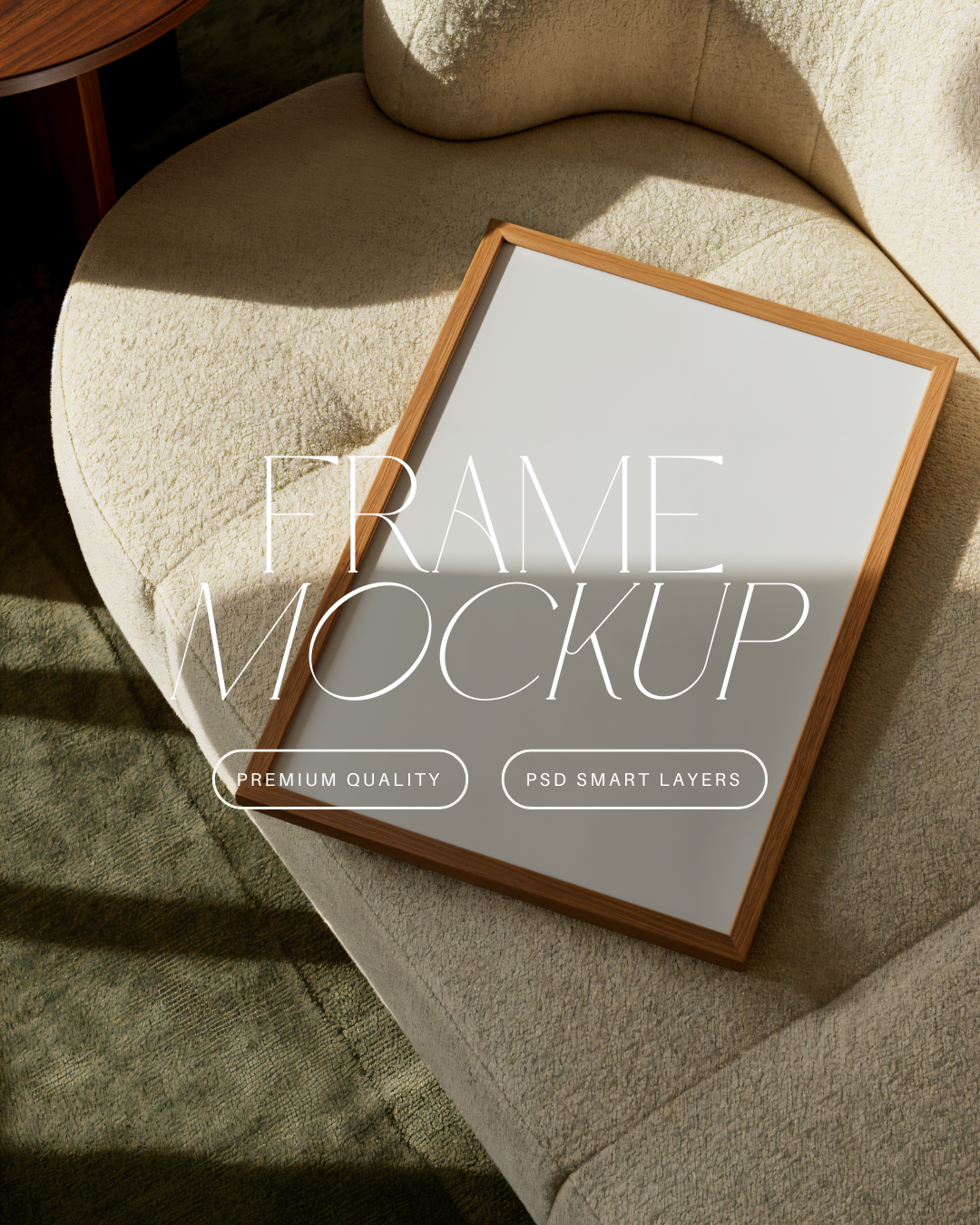 Vertical Poster Frame Mockup