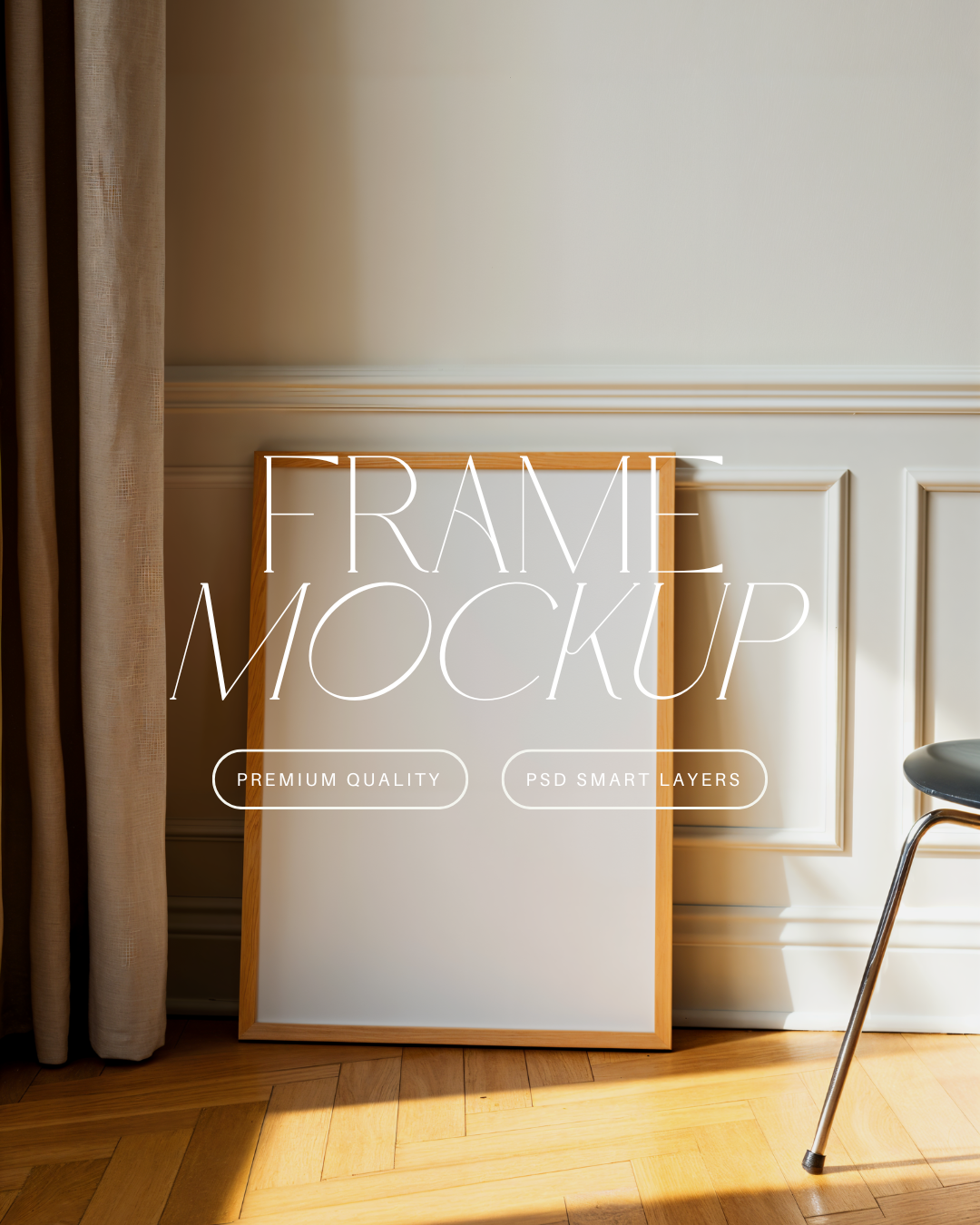 Vertical Poster Frame Mockup