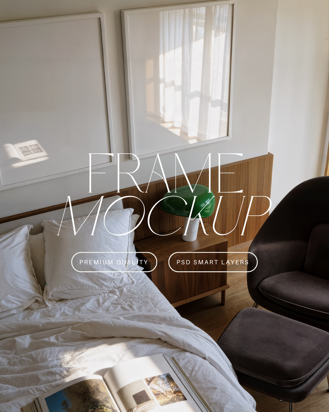 Vertical Poster Frame Mockup Duo