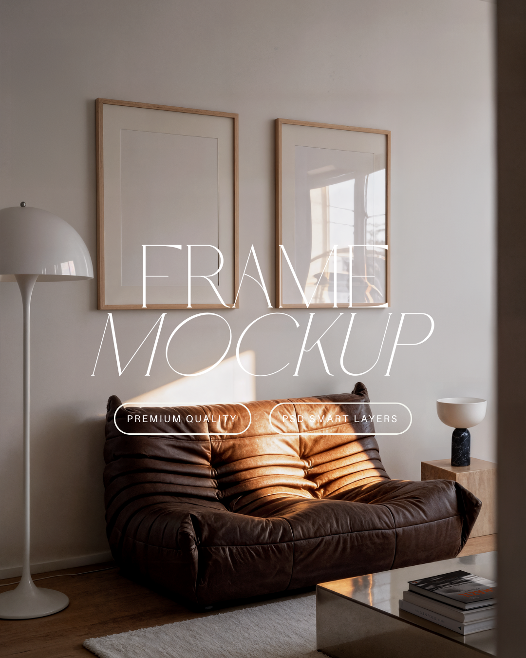 Vertical Poster Frame Mockup Duo