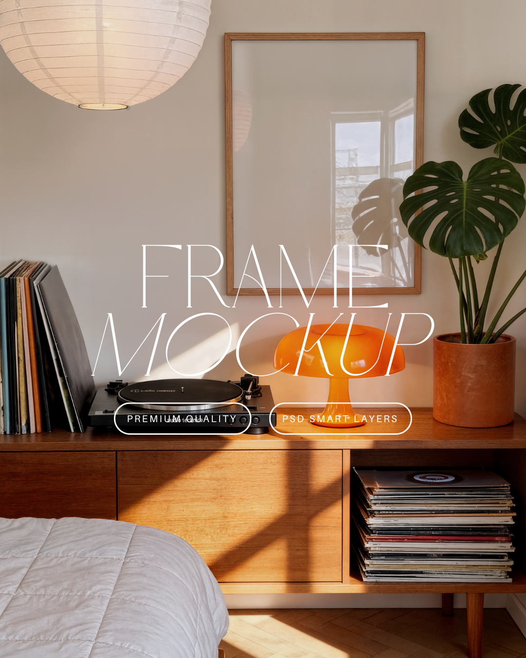 Vertical Poster Frame Mockup