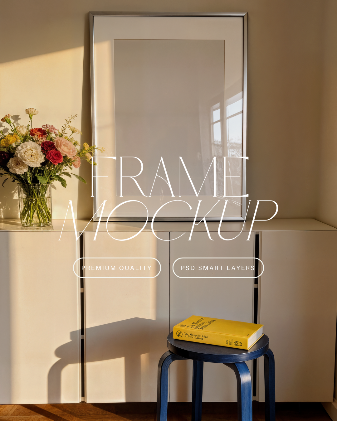 Vertical Poster Frame Mockup