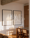 Vertical Poster Frame Mockup Duo