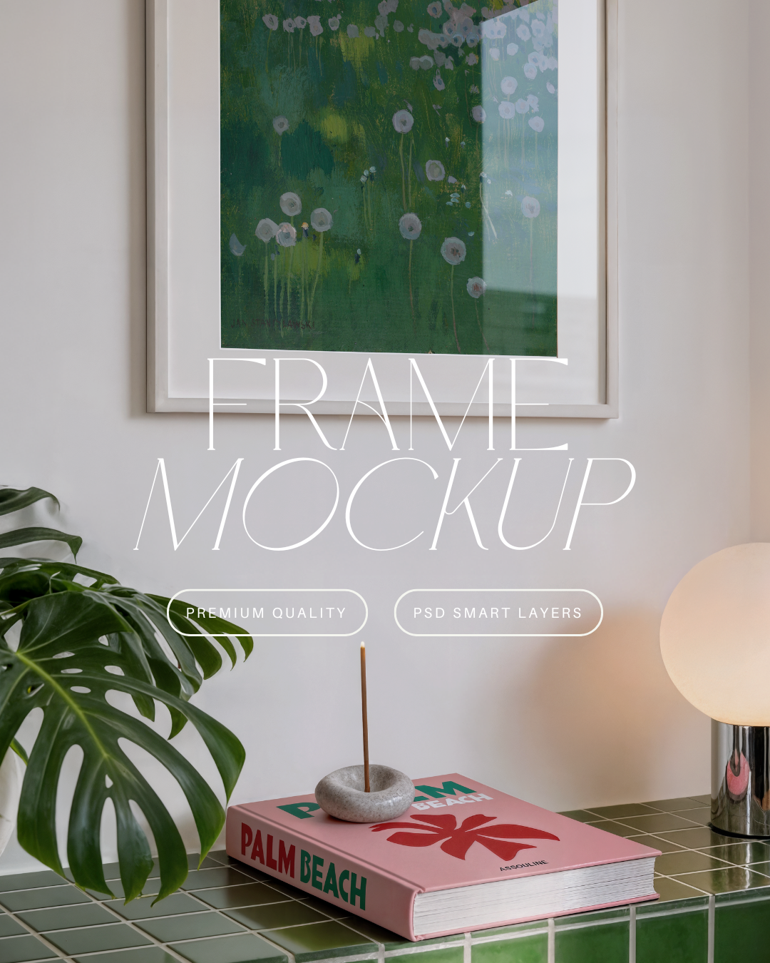 Vertical Poster Frame Mockup