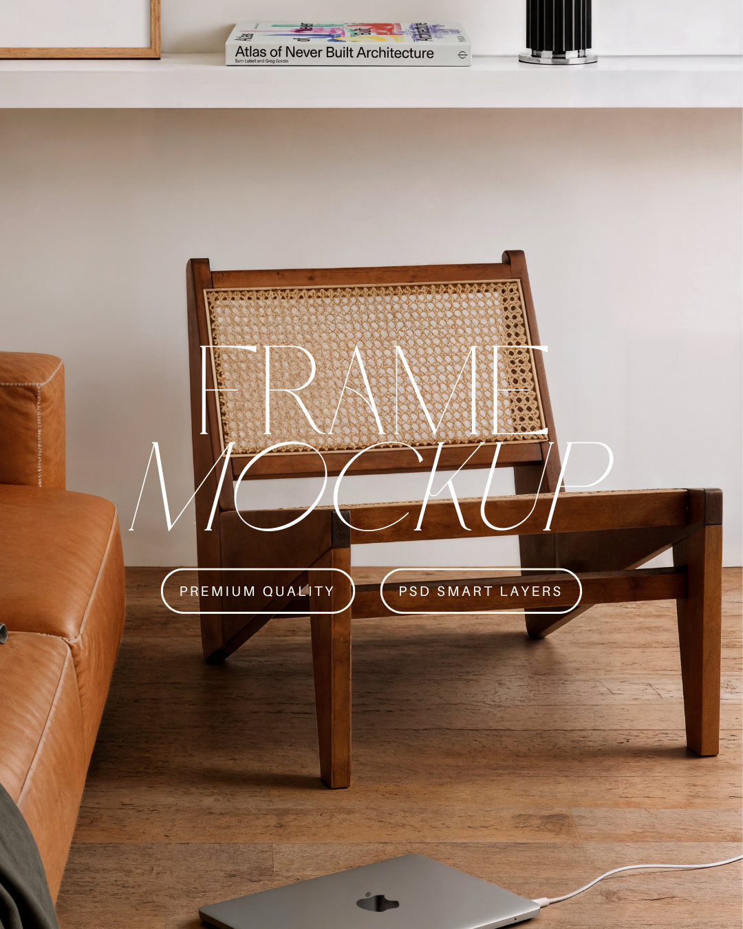 Vertical Poster Frame Mockup