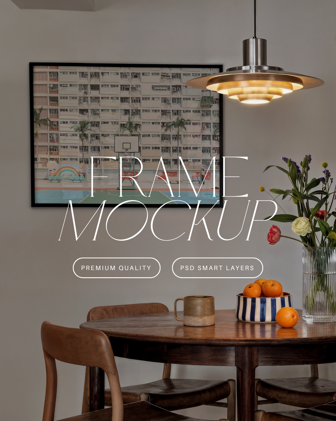 Horizontal Poster Frame Mockup