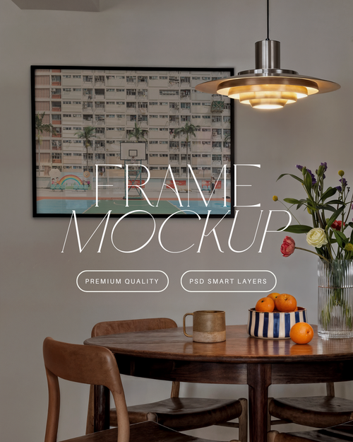 Horizontal Poster Frame Mockup