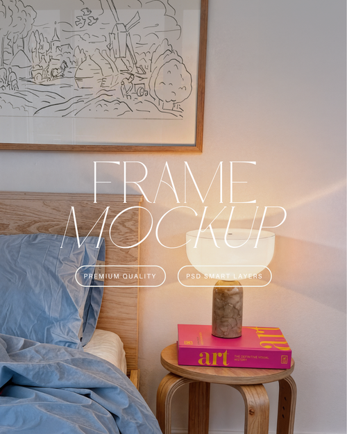 Horizontal Poster Frame Mockup