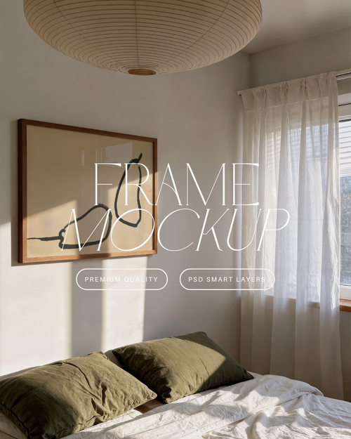 Horizontal Poster Frame Mockup