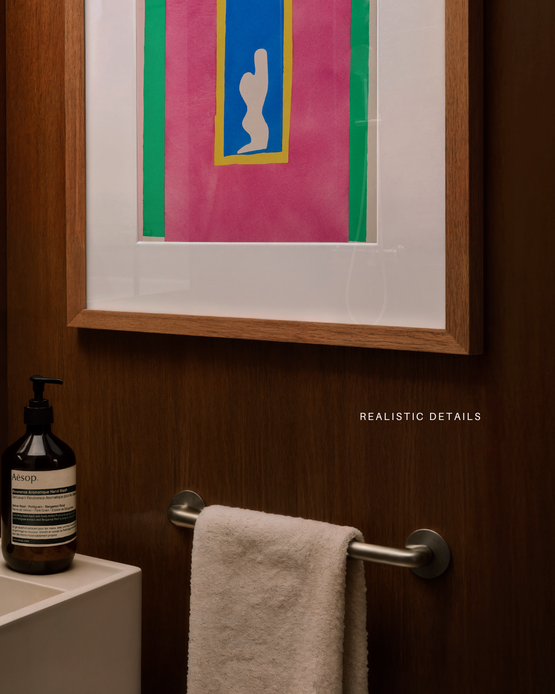 Vertical Poster Frame Mockup