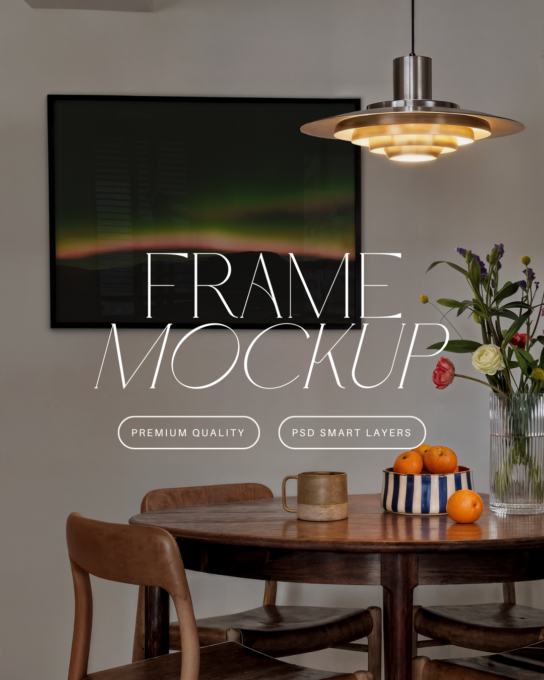 Horizontal Poster Frame Mockup