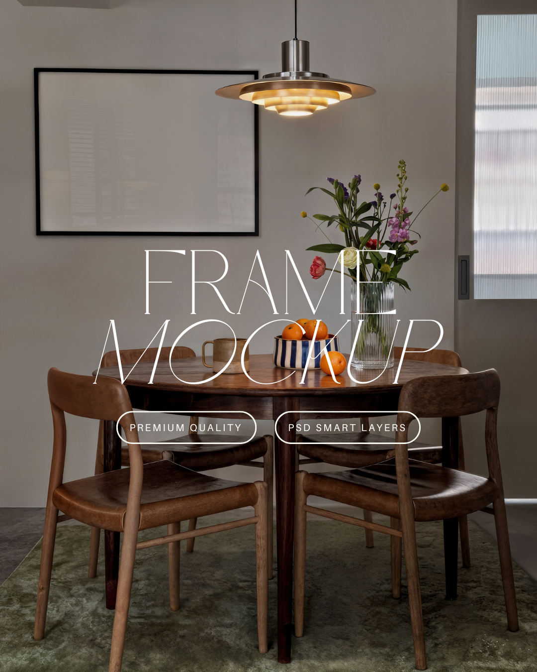 Horizontal Poster Frame Mockup